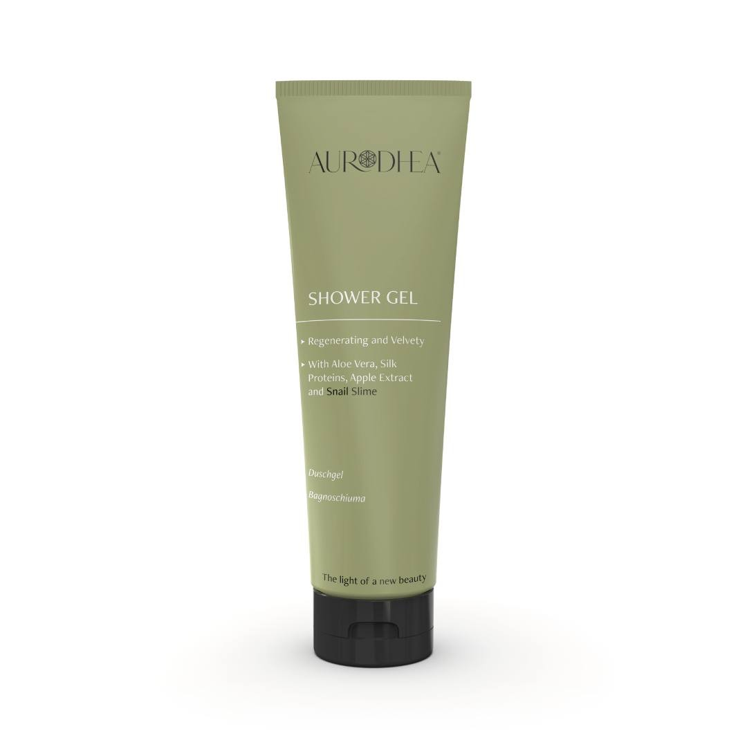 Snail Slime Shower Gel - 250 ml Enriched with Aloe Vera, Silk Protein and Apple Extract