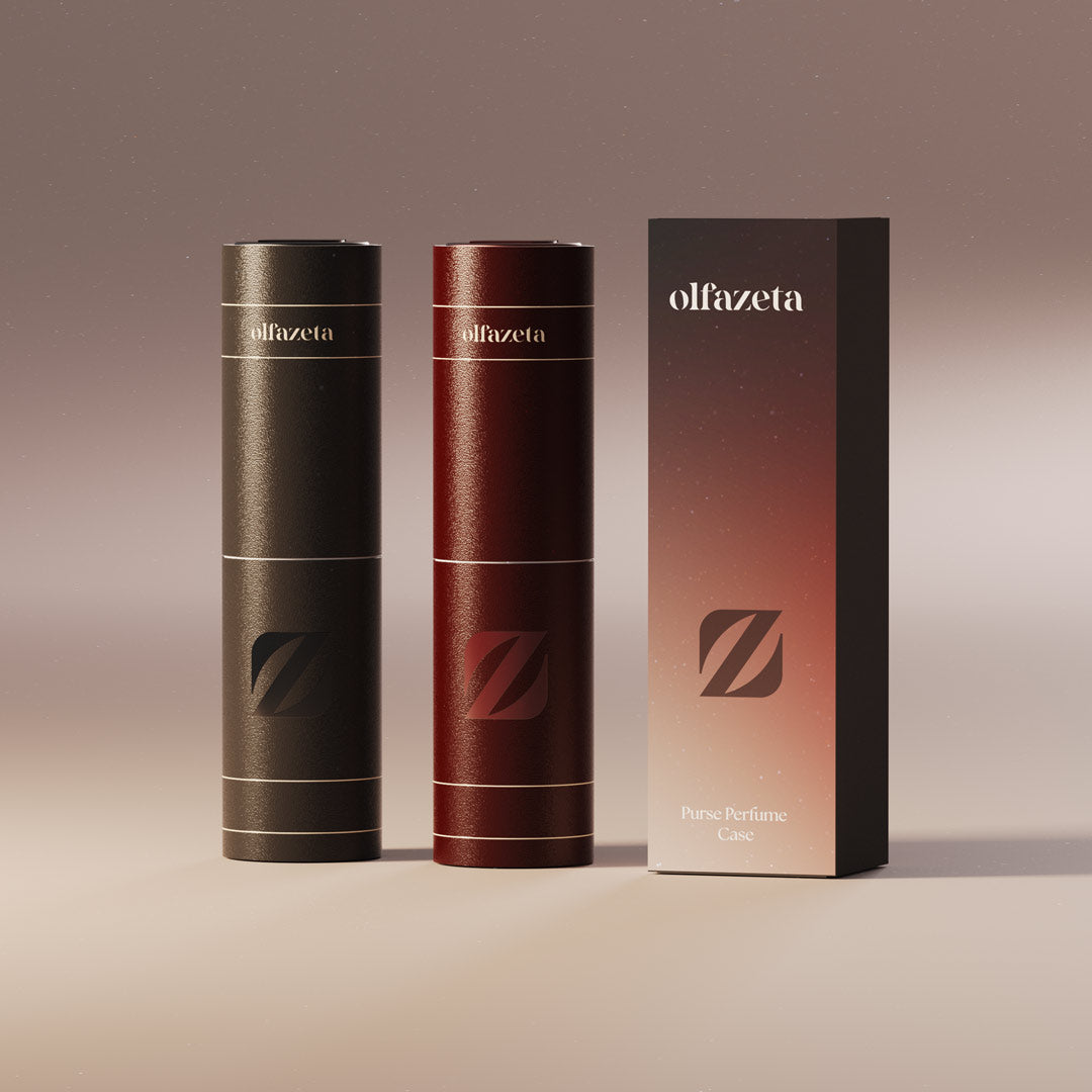 Purse perfume case - Timeless Burgundy