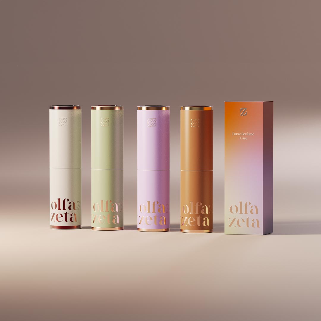 Purse perfume case - Modern Green