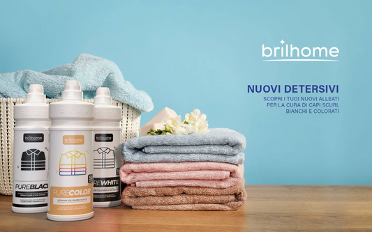 A wardrobe that is always clean and perfect with the new Brilhome detergents!