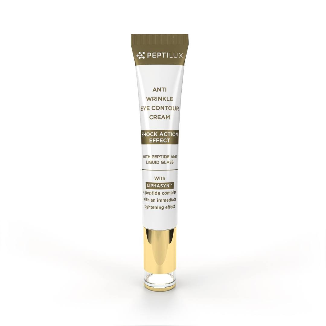 Peptilux - Anti-wrinkle 'shock action effect' eye contour cream with LIPHASYN™ - 20 ml