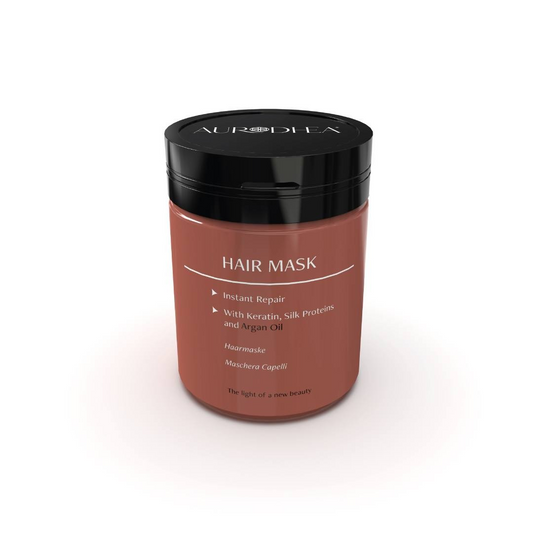 Detangling Hair Mask with Argan Oil - 150 ml Enriched with Keratin and Silk Proteins