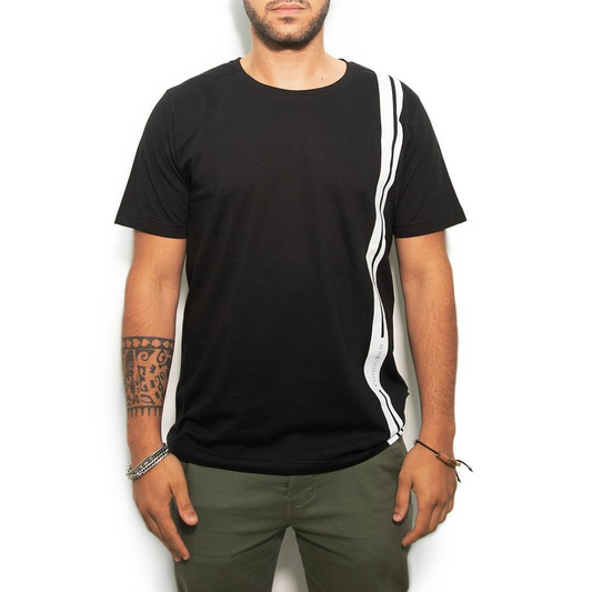 Cotton-Rich Basic T-Shirt, black – Minimal