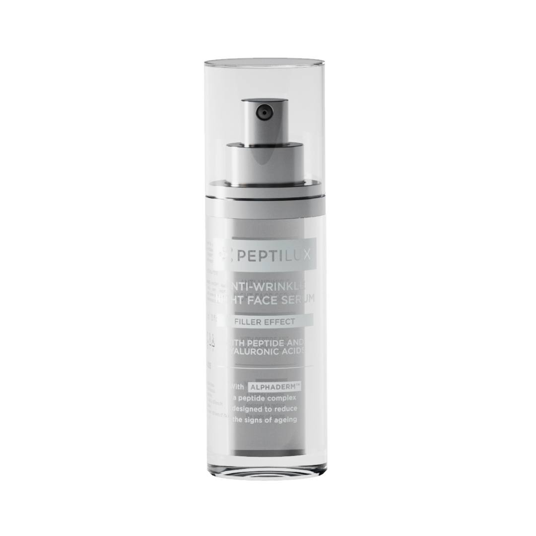 Peptilux - Anti-wrinkle 'filler effect' night face serum with ALPHADERM™ - 30 ml