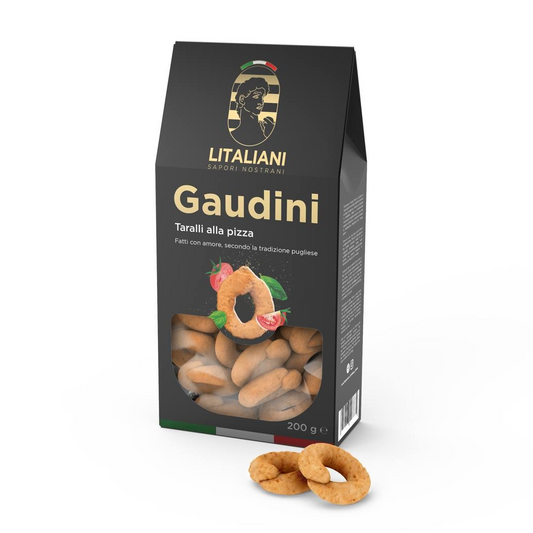 Gaudini – Pizza flavoured taralli 200 g