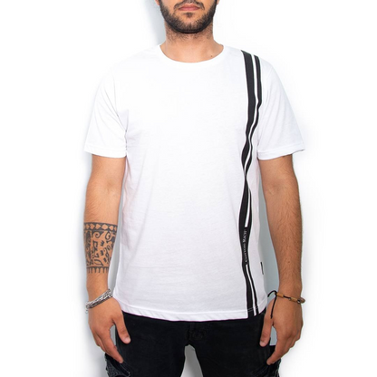 Cotton-Rich Basic T-Shirt, white – Minimal