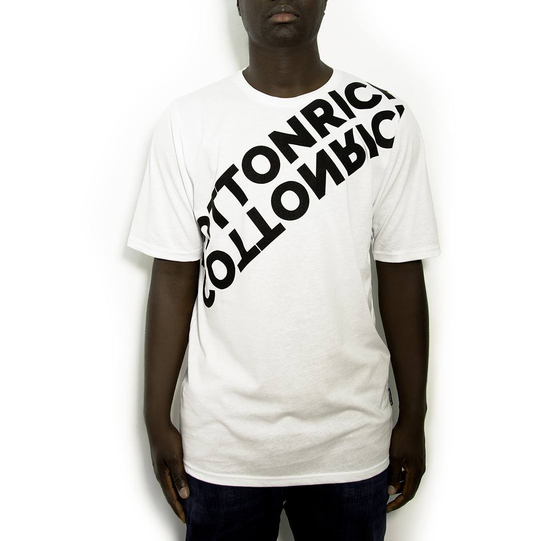 Cotton-Rich Oversized T-Shirt, white – Mirror