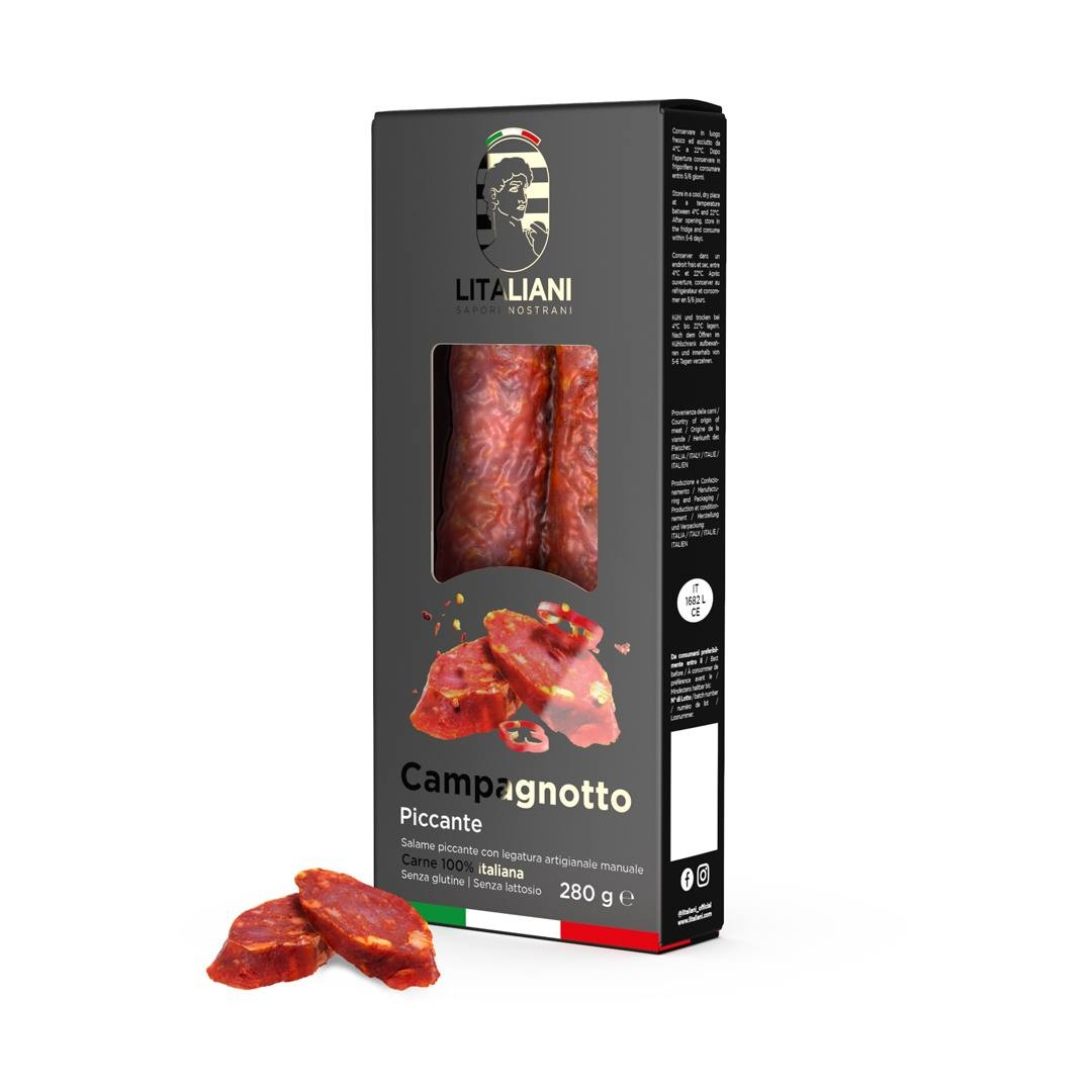 «Campagnotto piccante» – Italian spicy salami 280 g