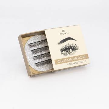 Light Wide Twisted Magnetic Eyelashes