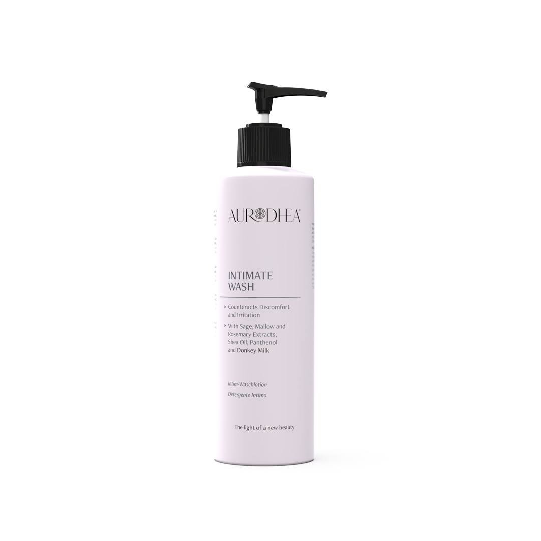 Donkey Milk Intimate Wash - 260 ml Enriched with Shea Oil, Panthenol and extracts of Sage, Mallow and Rosemary