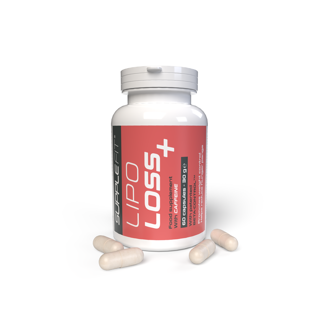 Food supplement in capsule form – LIPO LOSS + With patented BETA-CONTROL™