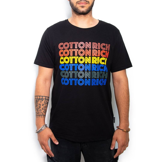 Cotton-Rich Basic T-Shirt, black – Unconventional