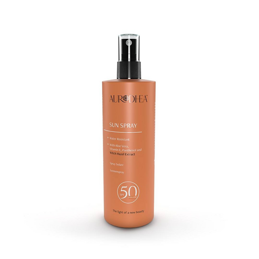 Sun Spray SPF 50 - 150 ml Enriched with Witch Hazel, Aloe Vera, Panthenol and Vitamin E