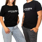 Cotton-Rich T-Shirt with print, black