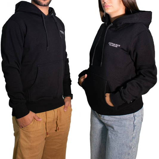 Cotton-Rich Hoodie, black