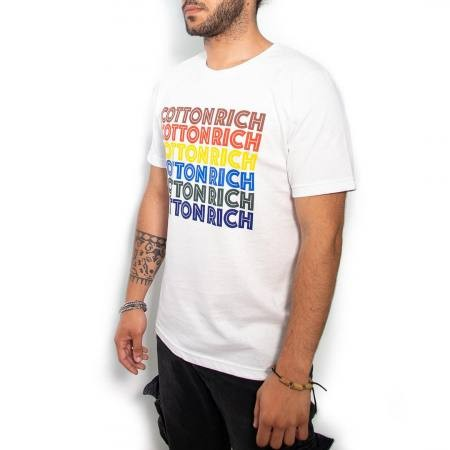 Cotton-Rich Basic T-Shirt, white – Unconventional